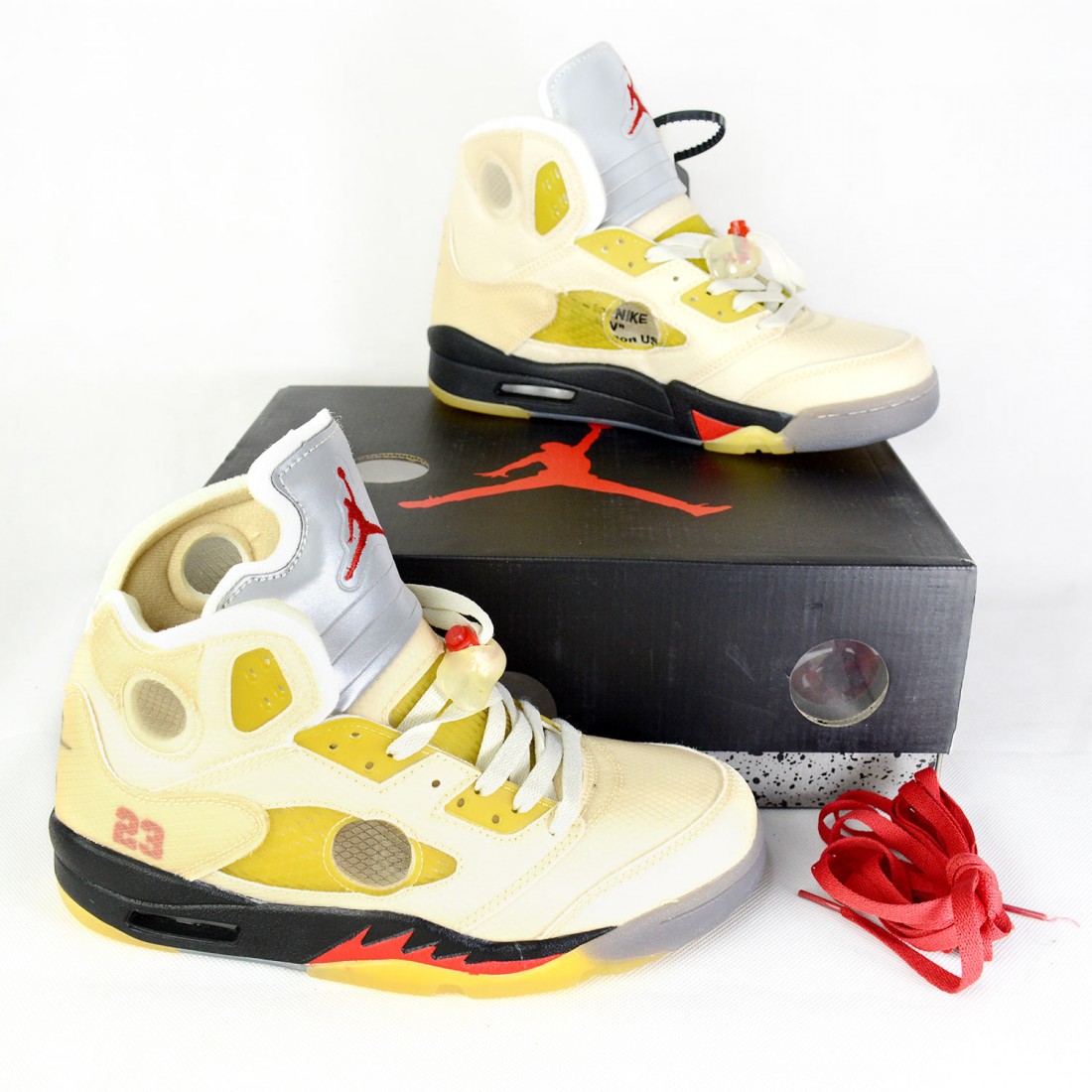 Fake jordan 5 fire red cheap